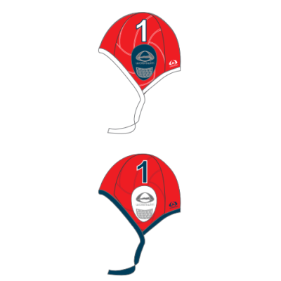 Waterpolo cap rood